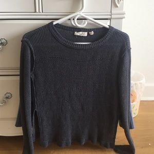 muted blue inhabit sweater