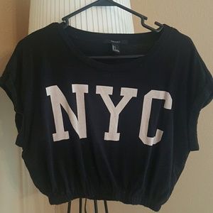 NWOT Forever 21/XXI crop top