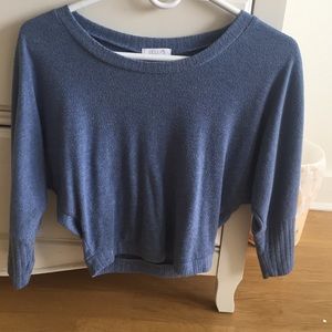 Delias muted blue sweater