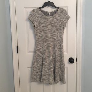 Knee-Length Gray Dress