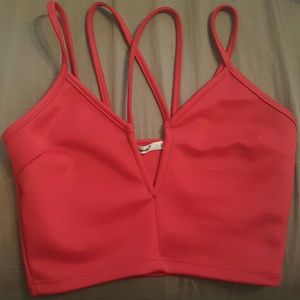 NWOT Papaya crop top