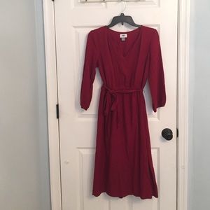 Mid Length Red Dress