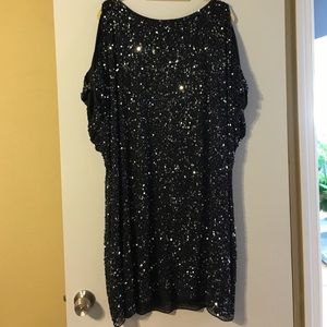 Black cocktail dress