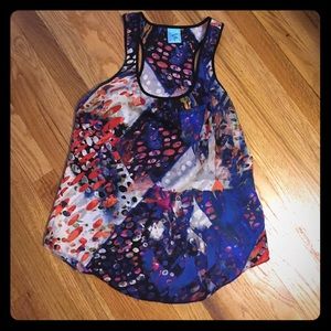 Nordstrom razorback tank multi color size s