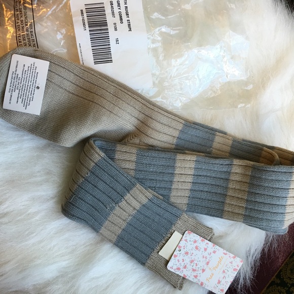 Free People Rugby Stripe Over the Knee Socks - Picture 4 of 4