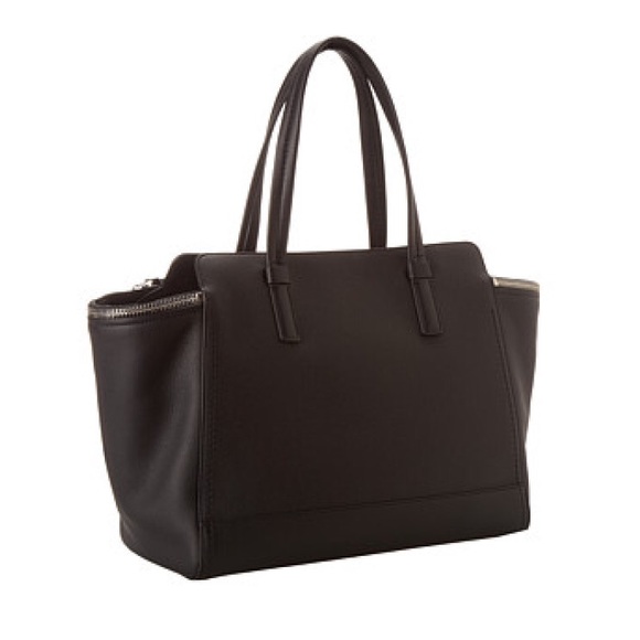 HPx3Black Calfskin And Calf Hair 'verve'Large Tote - Picture 3 of 4