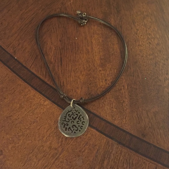 Silpada necklace with mother of pearl pendant