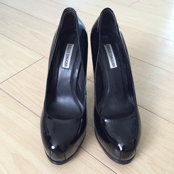 Kelsey Dagger Black Platform Heels