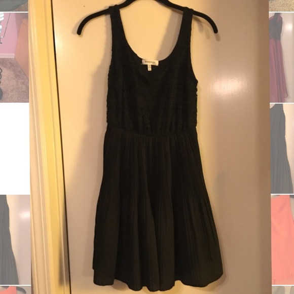 Black mini dress