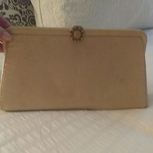 Vintage Gold Lurex clutch evening bag
