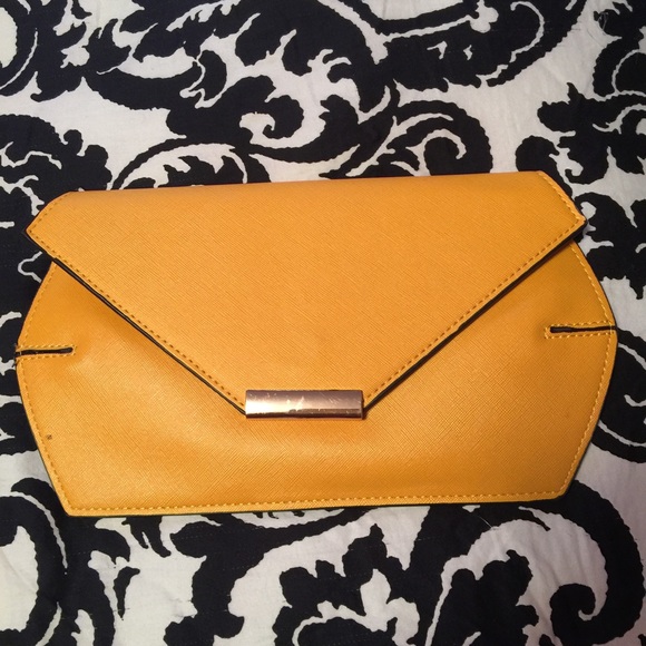 Handbags - Yellow Clutch Purse