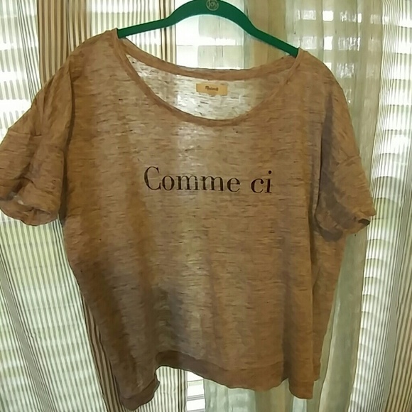 Madewell Linen t-shirt