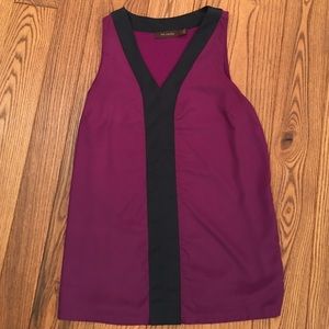 NWOT Purple and navy top