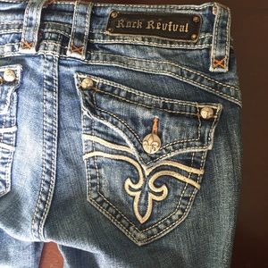 Rock Revival Semi-Flare Jeans