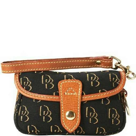 Dooney & Bourke Shadow DB Flap Wristlet