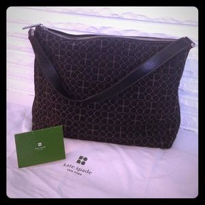 Kate Spade fabric and leather handbag