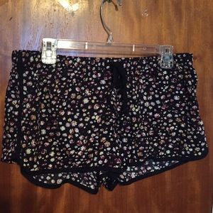 Gap body floral pajama shorts