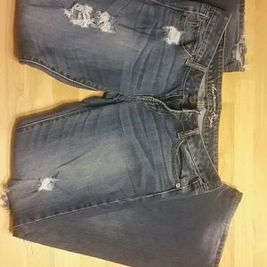 Distressed American Eagle Jeans