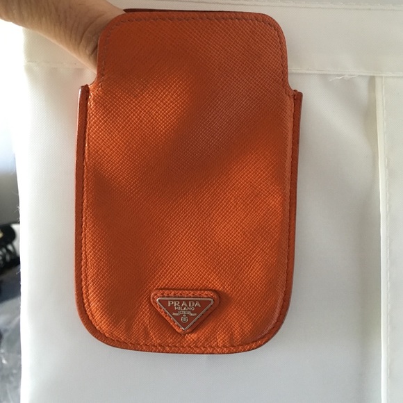 Prada Accessories - Prada Saffiano Leather iPhone case or card holder