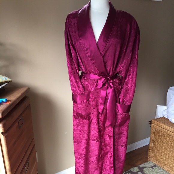 Victoria's Secret Other - Victoria's Secret Full Length Robe Wine Color
