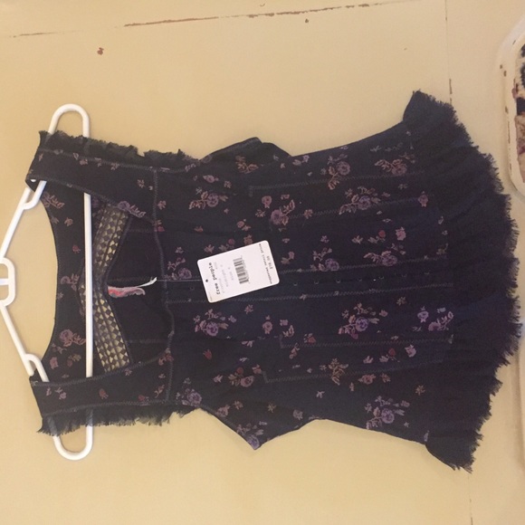 NWT Free People Midnight Top