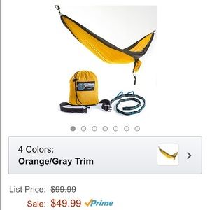 Double Parachute Camping Hammock