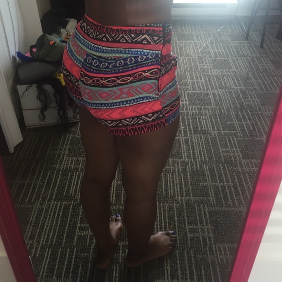 Beautiful colorful summer Tribal shorts - Picture 2 of 3