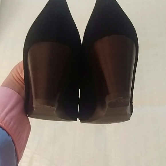 Steven By STEVE madden suede peep toe wedges 7M - Picture 4 of 4