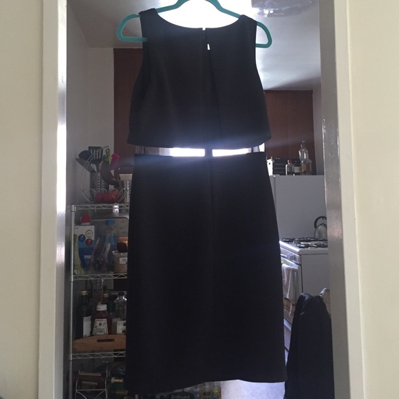 Jessica Simpson Popover Sleeveless Dress (Black) - Picture 3 of 4