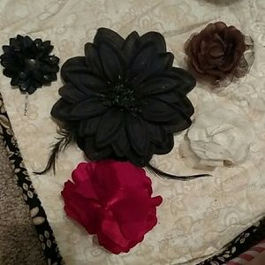 Flower Hair Clips