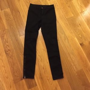 J brand black high waisted jeans size 25
