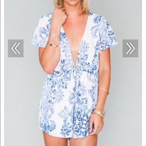 Show Me Your Mumu romper in Ryan's Seacrest print!