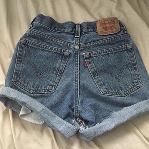 High waisted vintage shorts