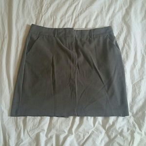 Gray Pencil Skirt
