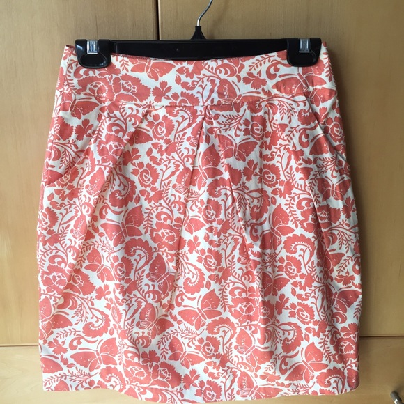 Anthropologie Odille Woodblock Skirt