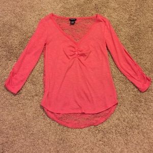 *5 for $20* Lace back shirt