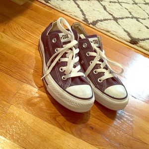 Navy Blue Converse Sneakers