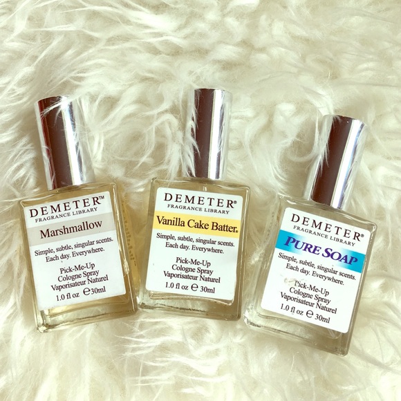 Demeter Fragrance Library lot of 3 cologne sprays.
