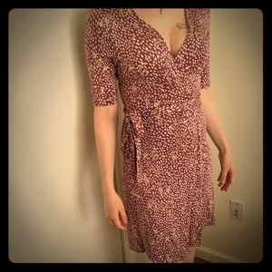 Banana Republic Silk Wrap Dress