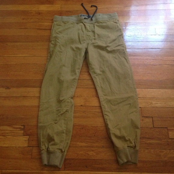 Mens draw string joggers