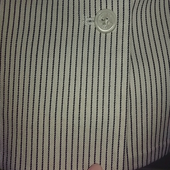 LAUREN Ralph Lauren Striped Peplum Jacket 4 - Picture 2 of 4