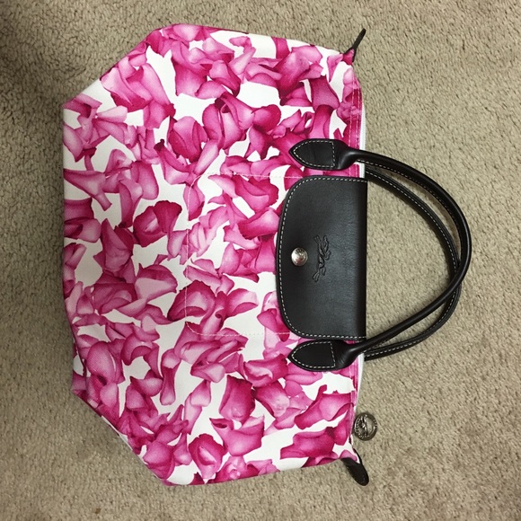 Longchamp limited edition floral bag ***authentic*