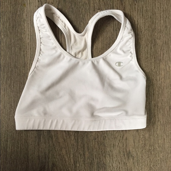 White champion sports bra