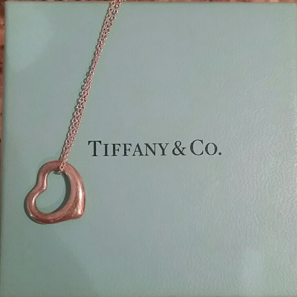 Tiffany and Co. Closed heart necklace