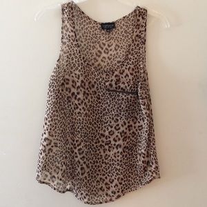 Top shop sheer blouse