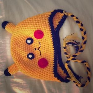 Knitted Pikachu Beanie