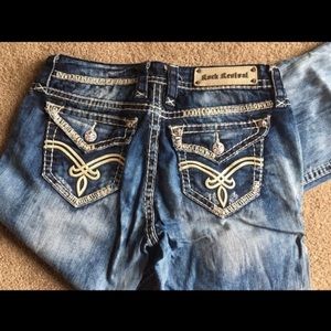 Rock revival jeans sz 28 inseam 35