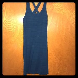 Dark Turquoise Body Con Dress