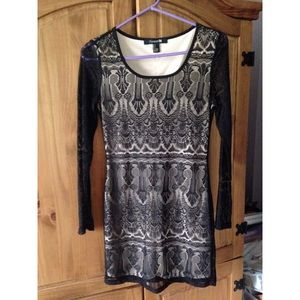 Forever 21 Black Lace Dress