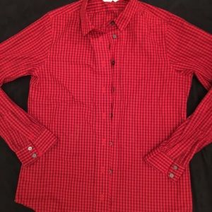 Red plaid shirt